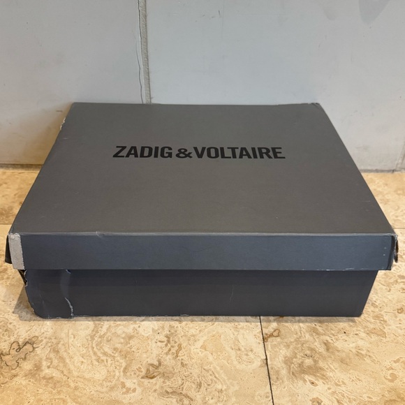 ZADIG & VOLTAIRE 65mm Leather Ankle Boots Sz 38 (7 US) - Picture 8 of 9